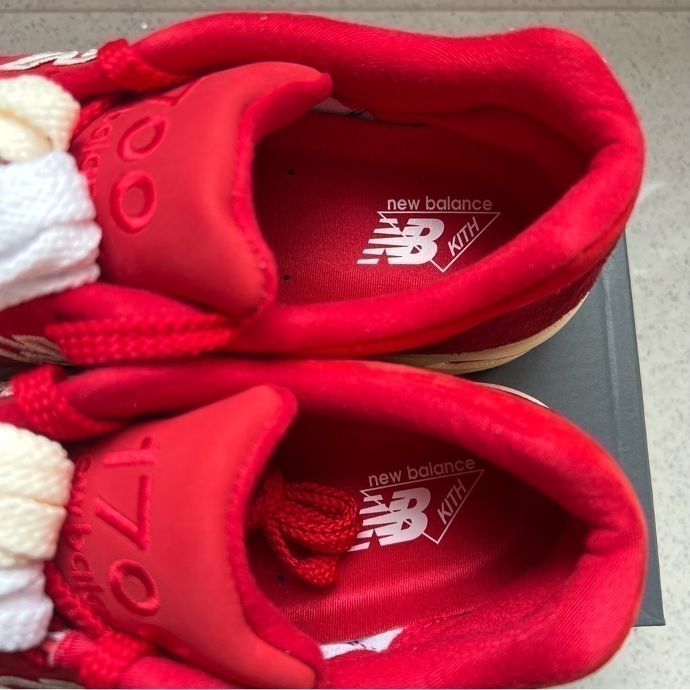 [NEW IN BOX] Limited Rare Kith New Balance 1700 Toronto Rococco Red - US M8.5 - Picture 7 of 16
